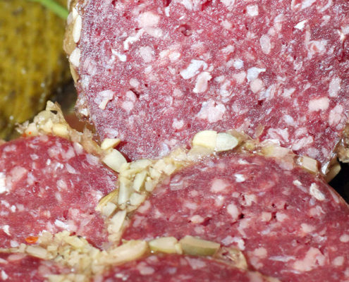 Spezielle Sorte Galloway Salami